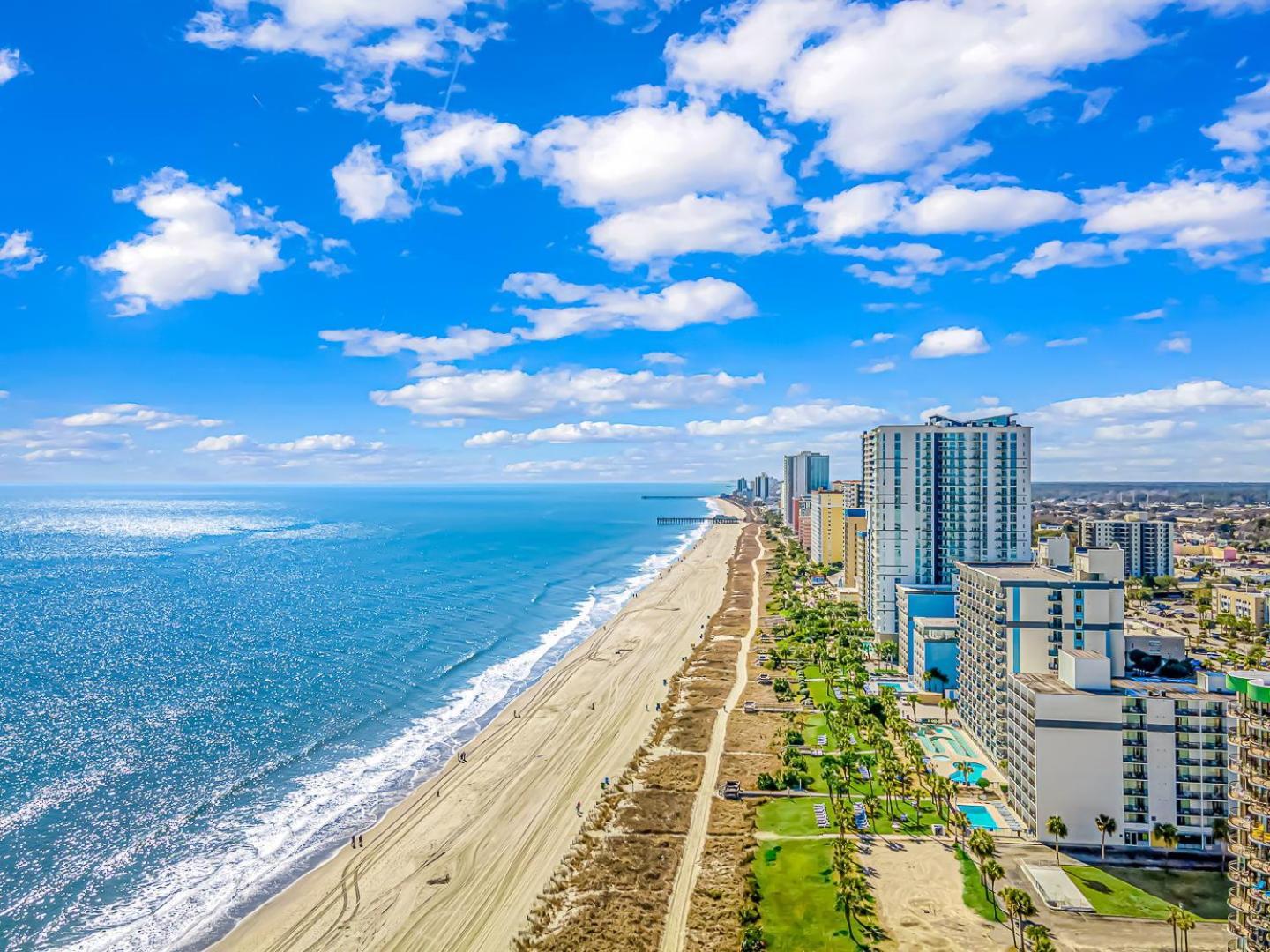 Ocean View Double Suite! Sleeps 4 Meridian Plaza 705 شاطئ ميرتل المظهر الخارجي الصورة