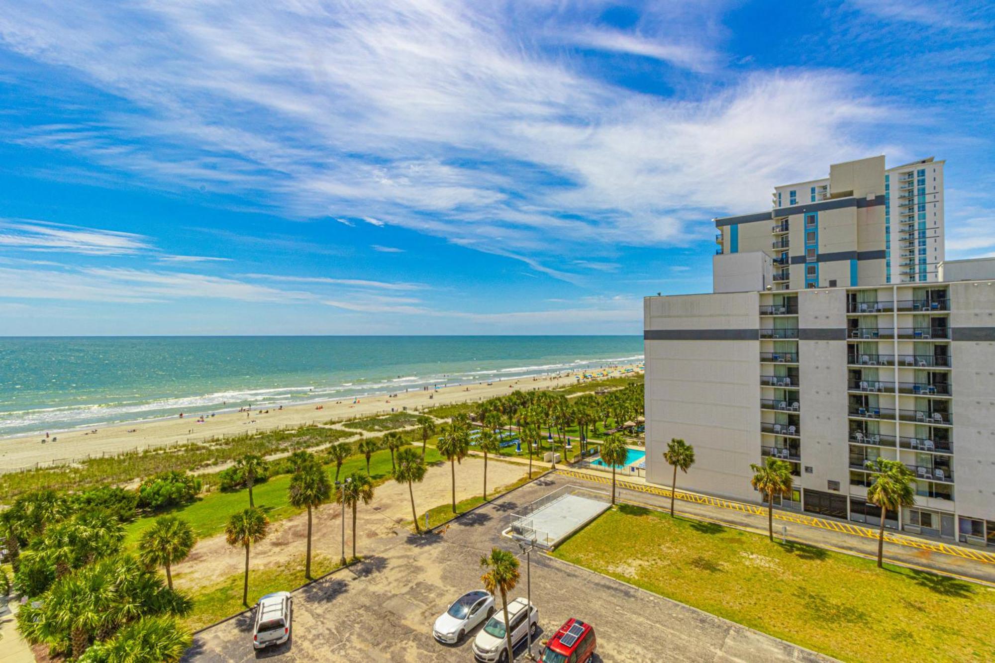 Ocean View Double Suite! Sleeps 4 Meridian Plaza 705 شاطئ ميرتل المظهر الخارجي الصورة
