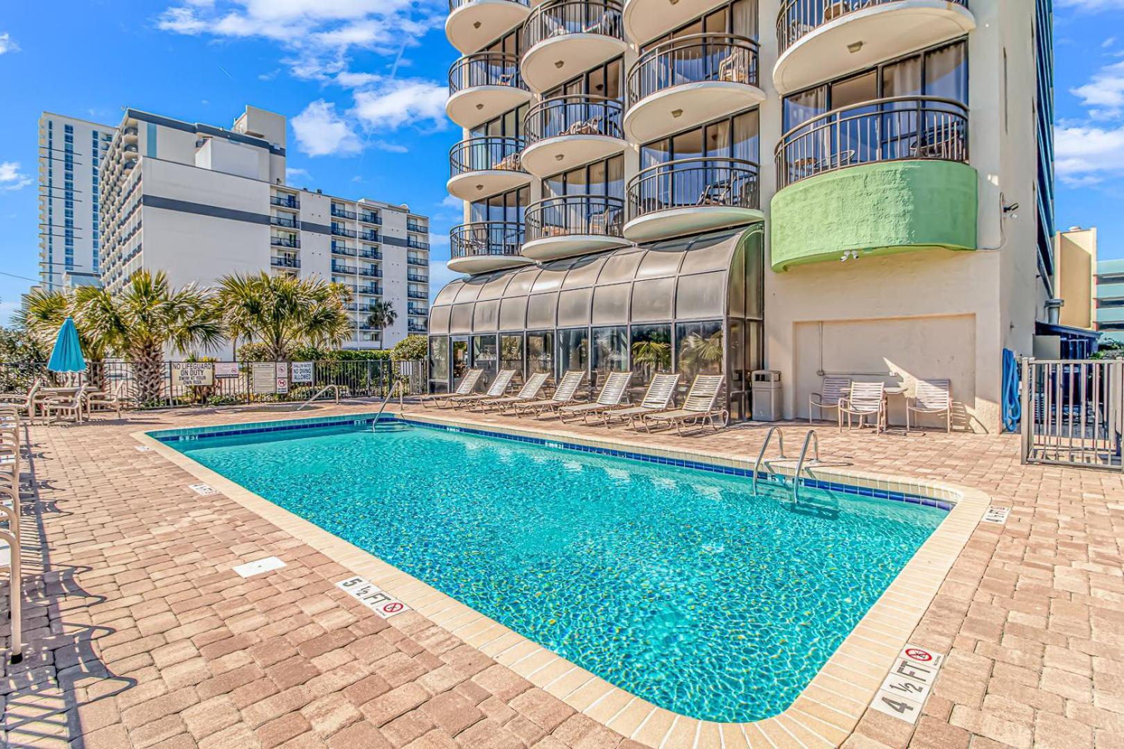 Ocean View Double Suite! Sleeps 4 Meridian Plaza 705 شاطئ ميرتل المظهر الخارجي الصورة