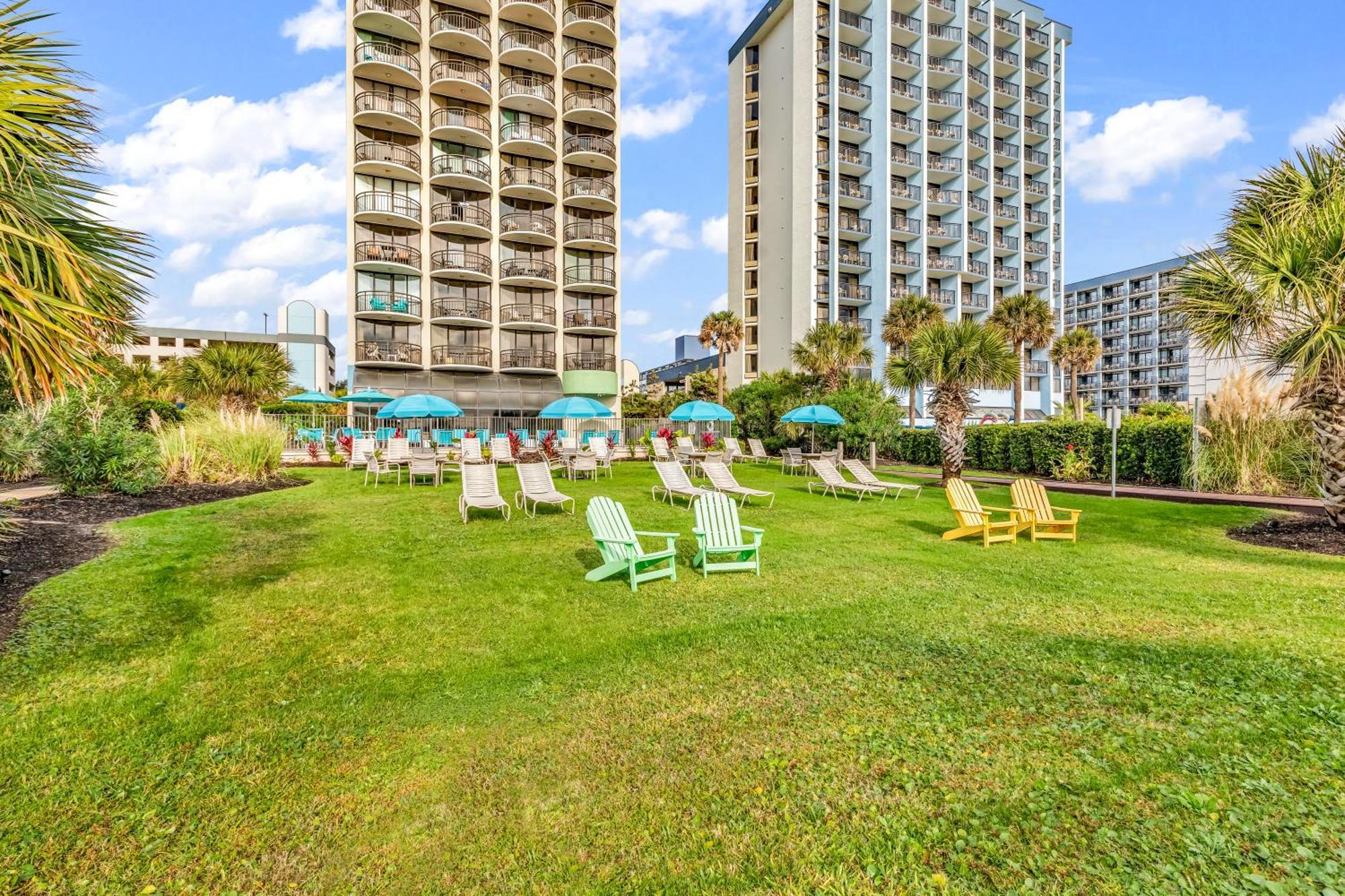 Ocean View Double Suite! Sleeps 4 Meridian Plaza 705 شاطئ ميرتل المظهر الخارجي الصورة