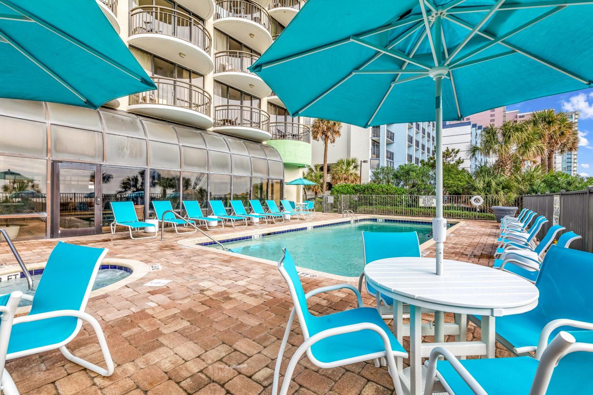 Ocean View Double Suite! Sleeps 4 Meridian Plaza 705 شاطئ ميرتل المظهر الخارجي الصورة