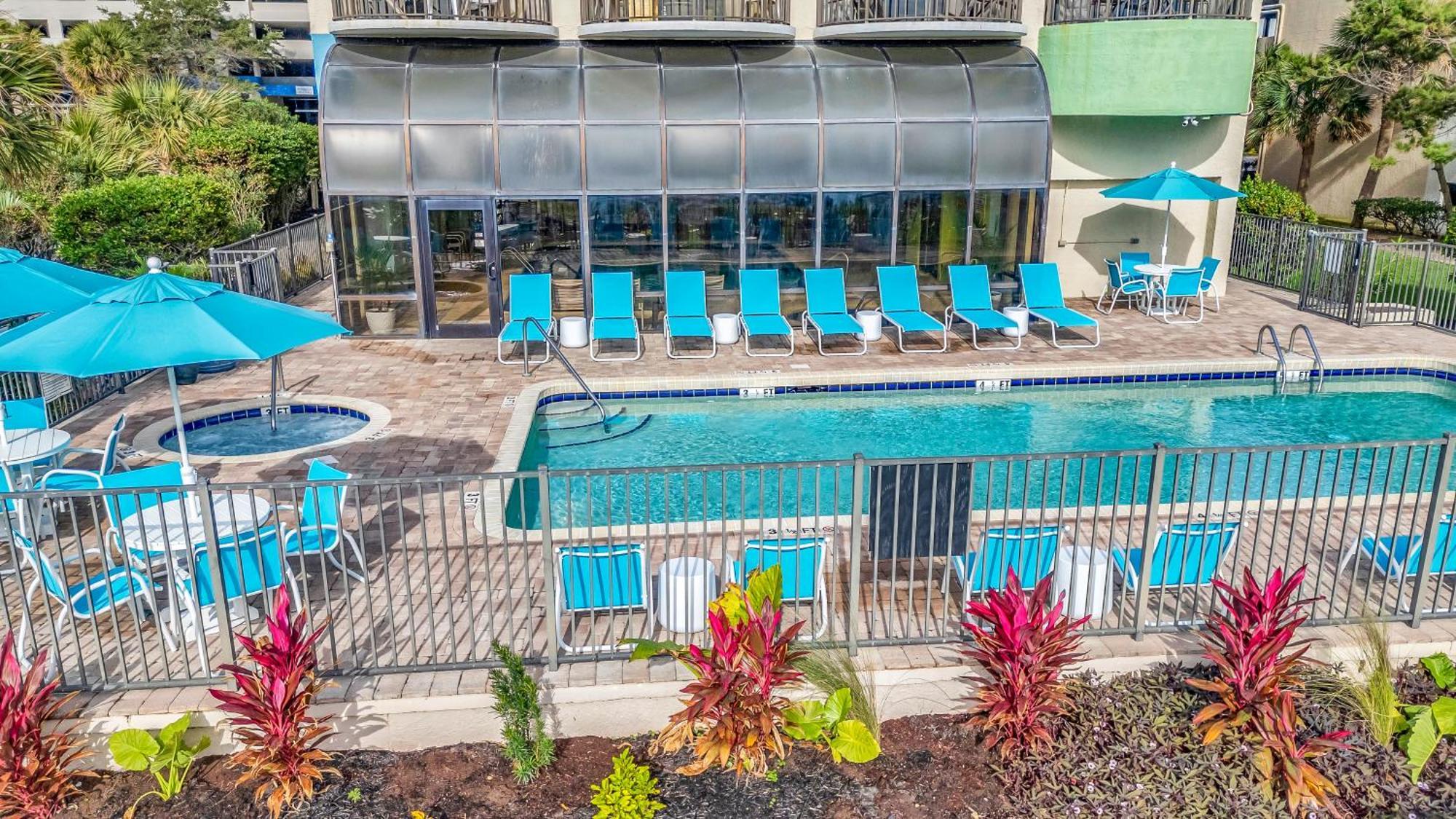 Ocean View Double Suite! Sleeps 4 Meridian Plaza 705 شاطئ ميرتل المظهر الخارجي الصورة
